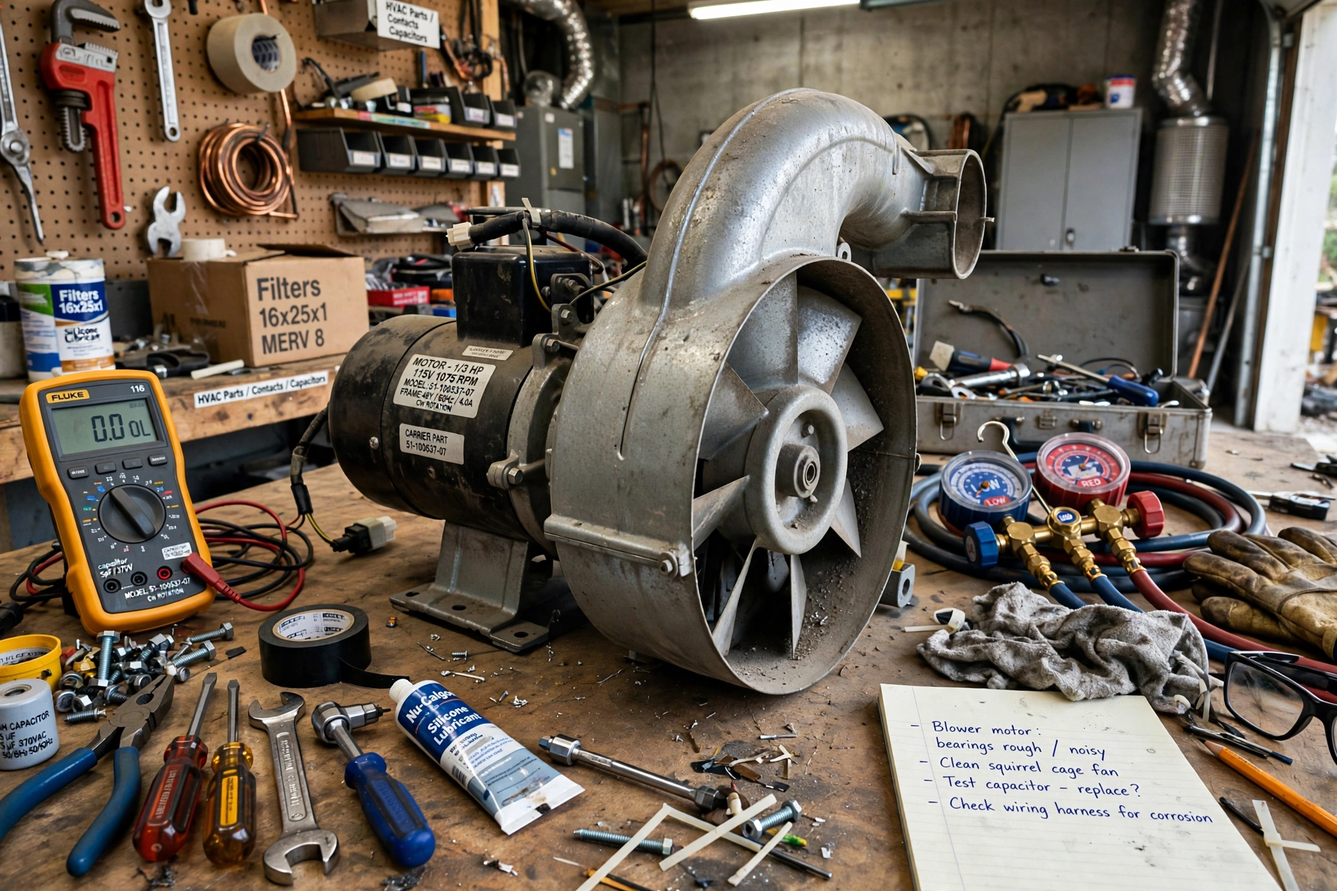 Blower motor for furnace service in Leesburg VA