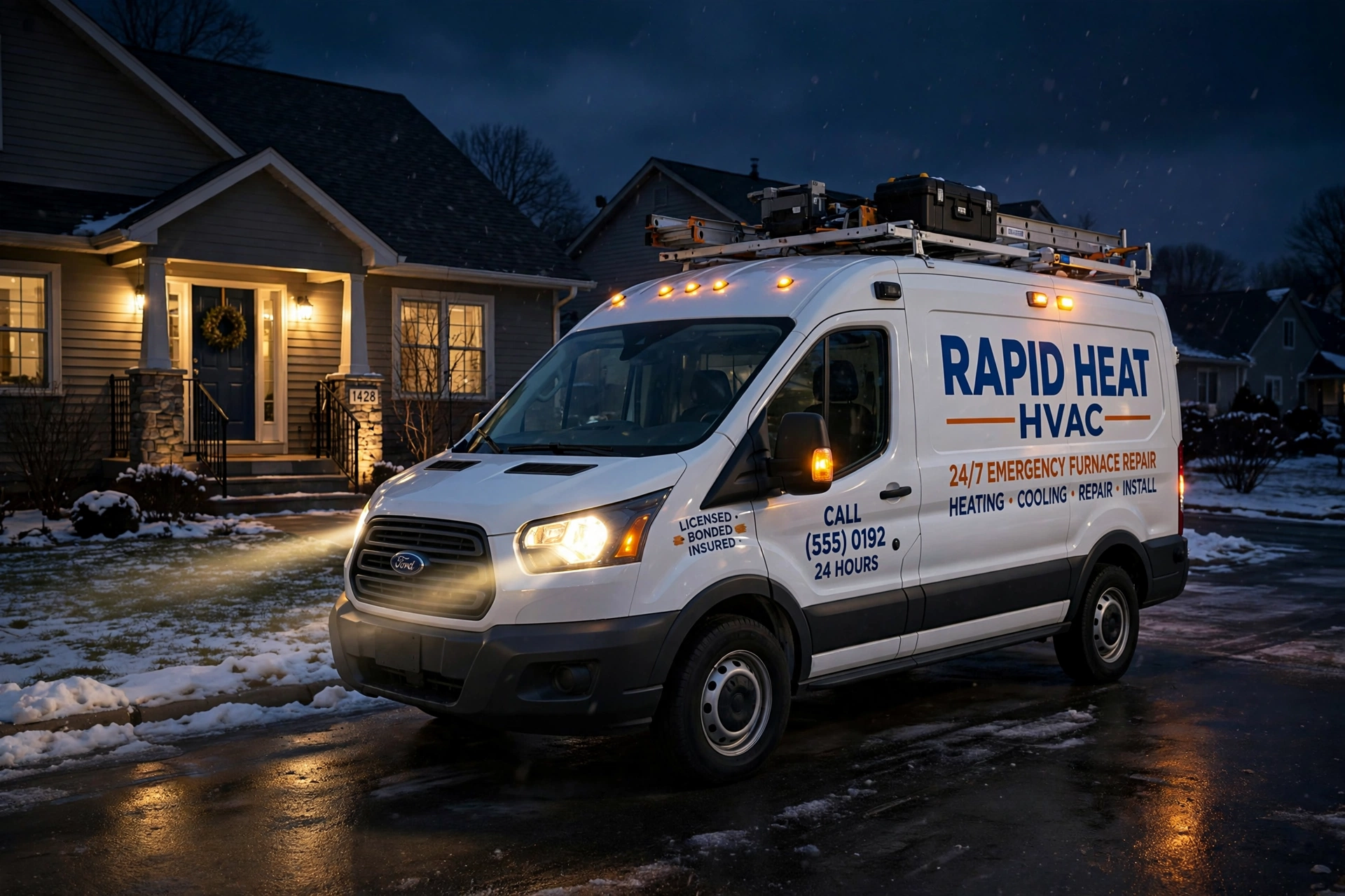 Furnace call van night for furnace service in Leesburg VA