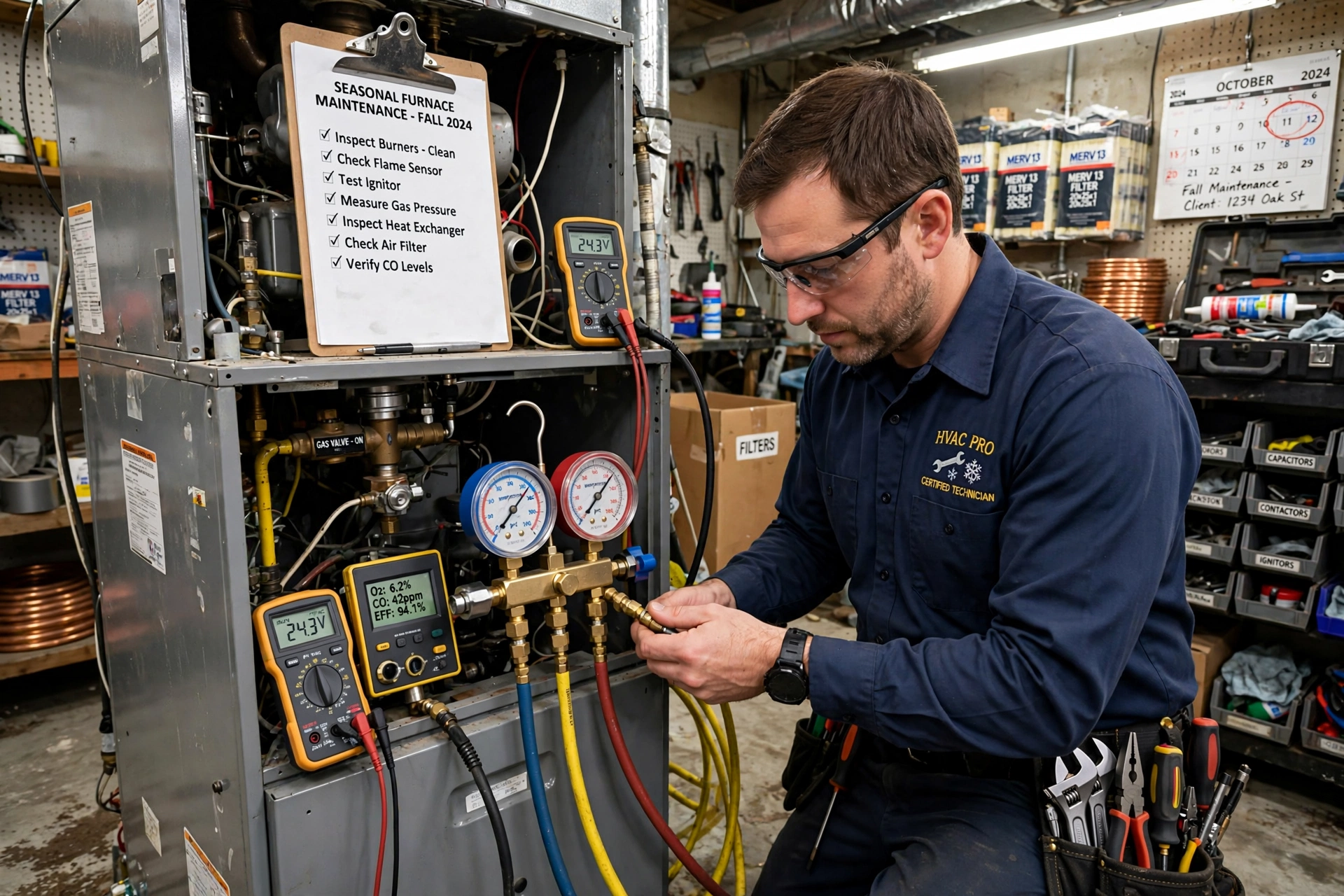 Furnace maintenance for furnace service in Leesburg VA